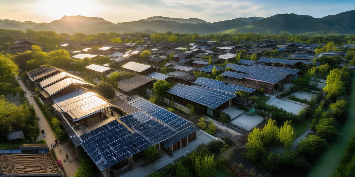 新乡市试点“碳中和村庄”:光伏屋顶覆盖率达80%,绿色生活新篇章