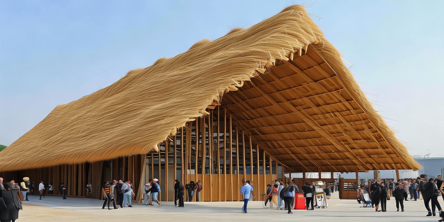 延津县麦秸屋顶工艺复兴,环保建筑惊艳亮相国际设计展